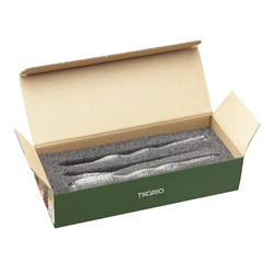 Набор ёлочных украшений Melting icicles из коллекции New Year Essential, 3 шт.