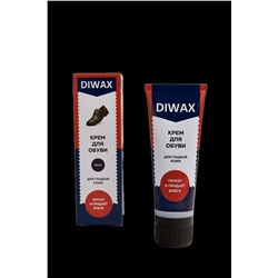 DIWAX Крем для обуви в тубе с губкой БЕЛЫЙ 75мл