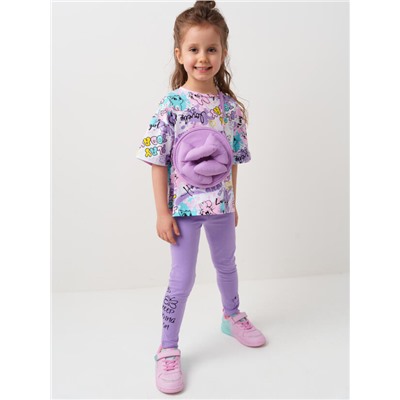 Леггинсы для девочки, 2 пары в комплекте