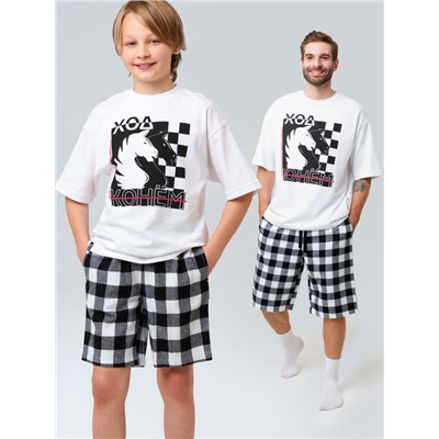 Комплект мужской: футболка, шорты