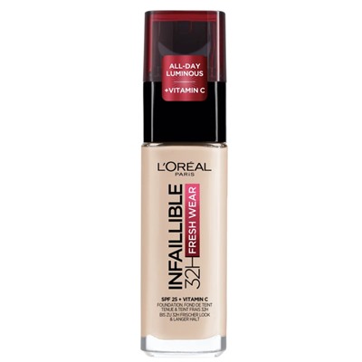 2 L`oreal Тональный крем ИНФАЙИБЛ в стекле 015 фарфор
