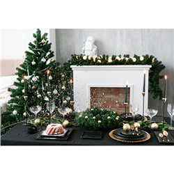 Блюдо для подачи Magistro Pietra lunare, d=16 см, фарфор, чёрное