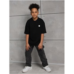 Футболка "Кубик" черный Мальчик