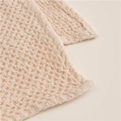 Полотенце SL HOME Linen, бежевое, 38×65 см, лён 29%, хлопок 71%, плотность 215 г/м²