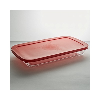 Форма д/запекания из термостекла РК-0049/2 Забава 3л с крышкой 402х246х52 (6)