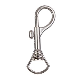 Карабин узкий, 6.2 см (ширина проушины 1.7 см)