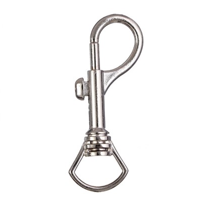 Карабин узкий, 6.2 см (ширина проушины 1.7 см)