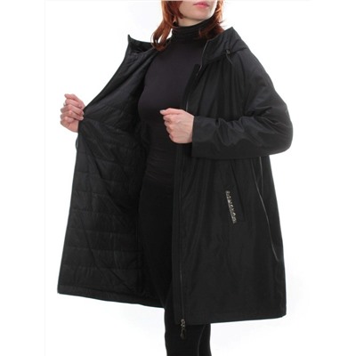 2122 BLACK Куртка демисезонная женская Parten (50 гр. синтепон)