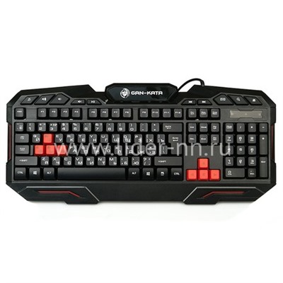 Клавиатура DIALOG проводная игровая Gan-Kata KGK-11U USB (черная)