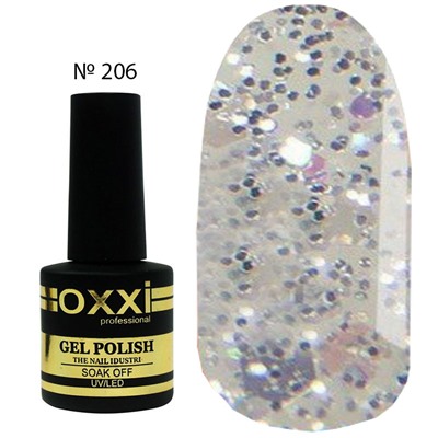 Гель Лак OXXI № 206 8 ml