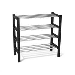 Полка для обуви Альберо SHT-SR9
                        венге / алюм.металлик