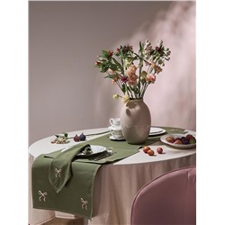 Салфетка под приборы Fancy Bows оливкового цвета из коллекции Essential, 35х45 см