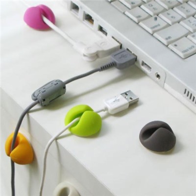 Держатель-фиксатор для проводов Cable Clips (6 шт)
