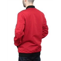 EM25056-2 RED Куртка-бомбер мужская демисезонная (100 гр. синтепон)