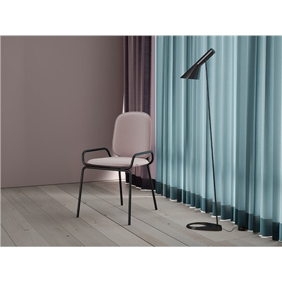 Стул Ror, Double Frame, велюр, черный/розовый