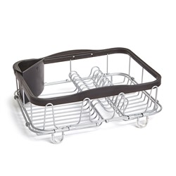 Сушилка для посуды Sinkin, 28х14х47 см, черный, никель