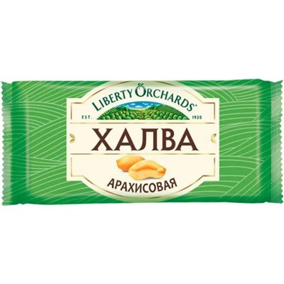 Халва Liberty Orchards арахисовая, 185 г/КДВ