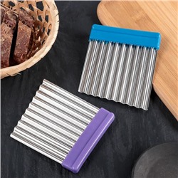 Нож для фигурной резки Доляна «Гребень», 10×9 см, МИКС