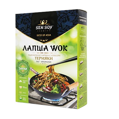 "WOK по-японски": Лапша пшеничная UDON, с соусом TERYAKI