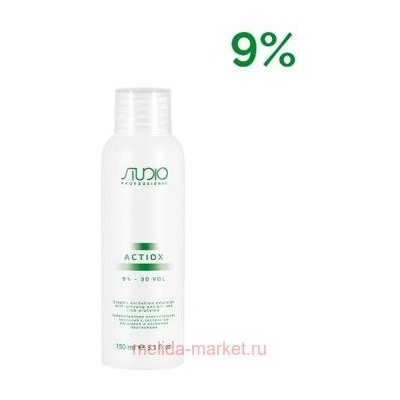 Kapous Окислительная эмульсия с экстрактом женьшеня и рисовыми протеинами ActiOx 9% 150мл