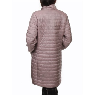 K-532 GRAY PINK Куртка демисезонная стеганая женская (70 гр. холлофайбер)
