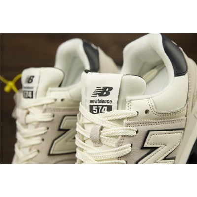 Премиальные New Balance 574 из натуральной замши