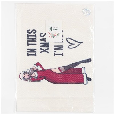 Новогодняя салфетка на стол I am hot ПВХ, 40×29 см, 560 г/м²