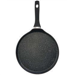 Сковорода-чудушница 30 см алюминиевая с антипригарным покрытием "BLACK MARBLE" Alpenkok AK-0121A/30N