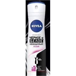 Nivea Антиперспирант Невидимый для черного и белого Clear Спрей 150 мл