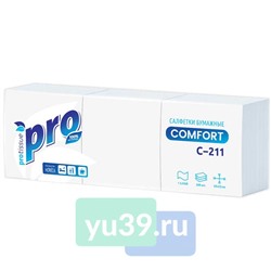 Салфетки бумажные PROtissue Premium однослойные 24 х 24 см., 1 сл., 500 шт.