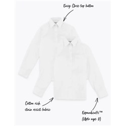 2pk Girls' Non-Iron School Shirts (2-18 Yrs)