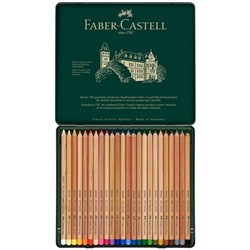 Пастельные карандаши Faber-Castell "Pitt Pastel" 24цв., метал. коробка