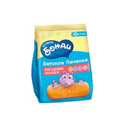 «Бегемотик Бонди», детское печенье обогащённое кальцием, 180 г
