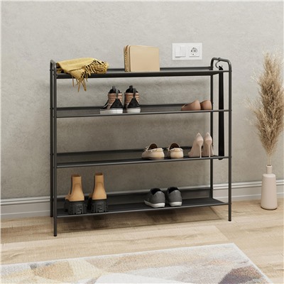 Подставка для обуви "Женева 34" (GENEVA shoes rack 34) (Графит) ПДОЖ34  ГР
