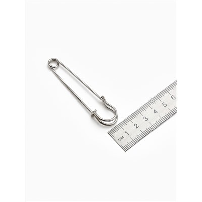 Булавка 8×1.5 см (набор 2 шт.), СМ-208, цвет серебра