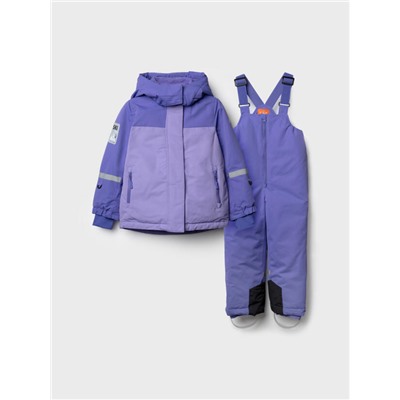 Комплект зимний для девочки: куртка, полукомбинезон