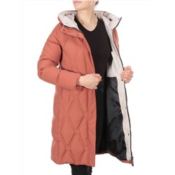 2158  TERRACOTTA Пальто зимнее облегченное  женское YINGPENG (150 гр. холлофайбер)
