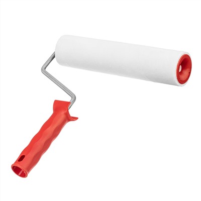 Валик "Велюр", 250 мм, ворс 4 мм, D 48 мм, D ручки 8 мм, шерсть Matrix