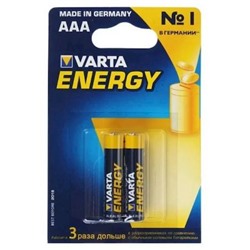 Элемент питания LRO3 VARTA  2BL ENERGY 4103
