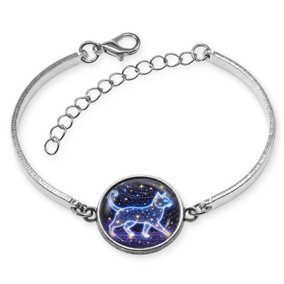 BSI-0108 Браслет металлический Звёздная кошка