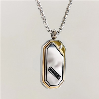 Кулон из стали на цепочке