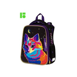 Ранец Berlingo Expert "Astro Cat" 37*28*16см, 2 отделения, 2 кармана, анатомическая спинка