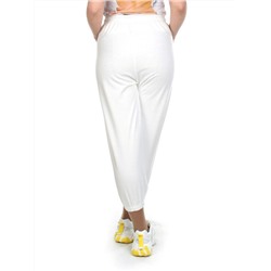 0801 WHITE Брюки спортивные женские