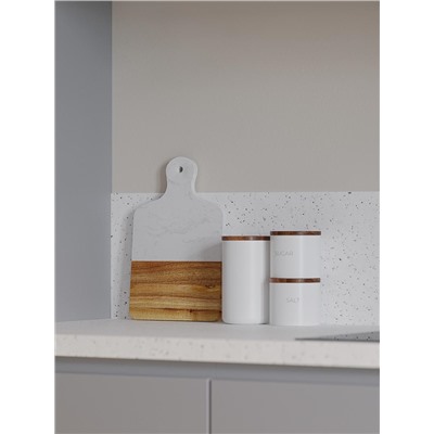 Банка для хранения керамическая, 750 мл, белая