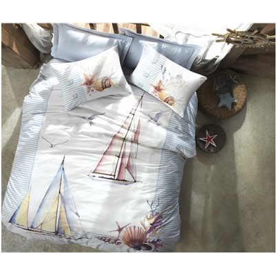 Комплект Постельного Белья 1 сп. Ранфорс Maritime - cotton box