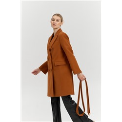 Пальто женское демисезонное 26897 (карамель)