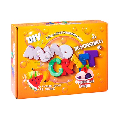 Набор для опытов и экспериментов "Мыло Craft. Вкусняшки. Фруктовый десерт"