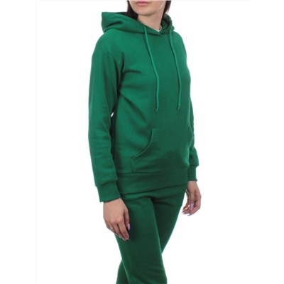 H108 GREEN Костюм спортивный женский (хлопок 90%, полиэстер 10%)