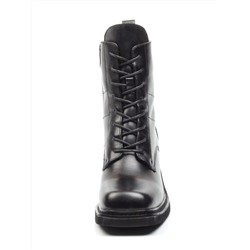 SE21W-2A BLACK Ботинки зимние женские (натуральная кожа, натуральный мех)