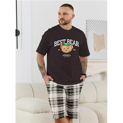 Мужской костюм Мишель-7 КП-169 / коричневый